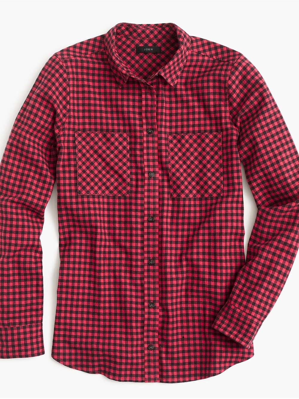 J. Crew Classic Fit Boy Shirt in Mini Buffalo Check